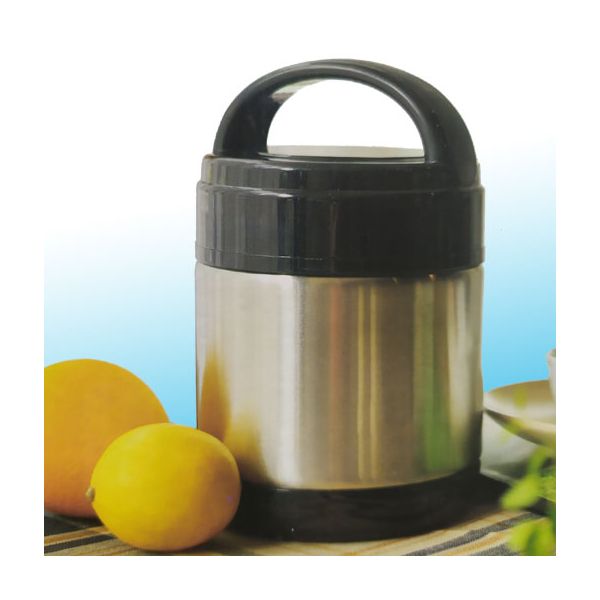 ظرف گرم نگهدارنده غذا با جنس استیل دو جداره۱.۲ میلی لیتر دو تیکه