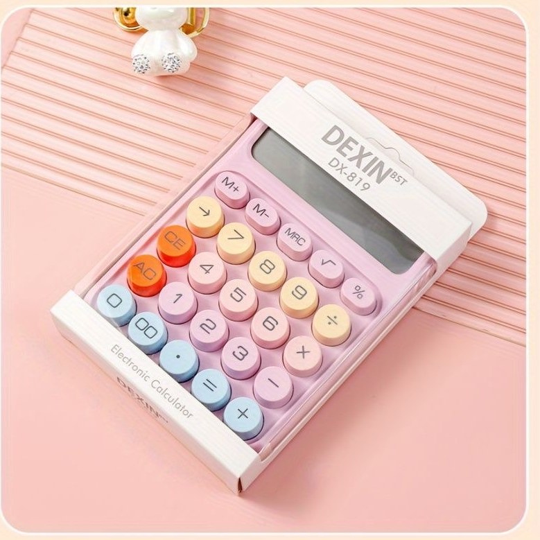 ماشین حساب پاستیلی دکمه برجسته