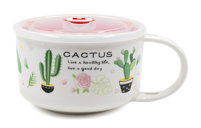 سوپ خوری درب سوپاپ دار سرامیکی