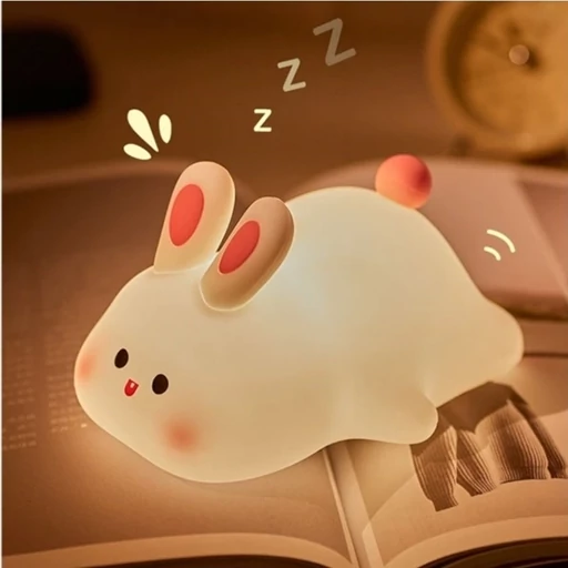 چراغ خواب خرگوشی سیلیکونی