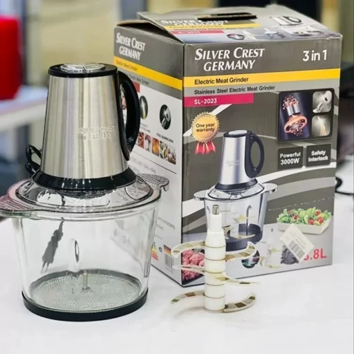 خرد و و غذا ساز مدل سیلور کرست المانی ظرف شیشه ای