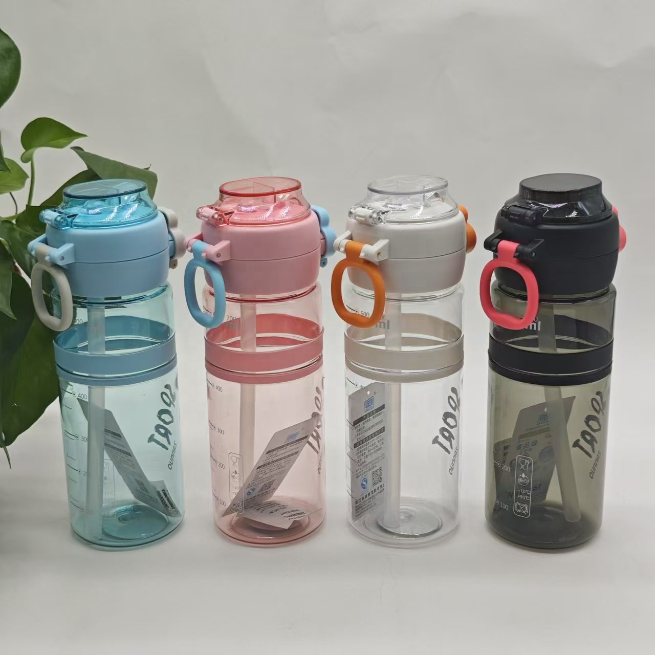 بطری آب ورزشی دو جداره پلاستیکی