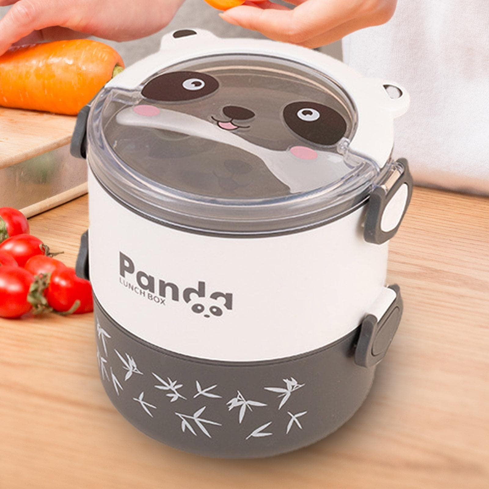 ظرف غذا دو تیکه طرح پاندا