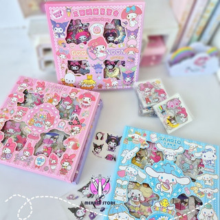 پک استیکر 100 عددی جعبه ای لبوبو