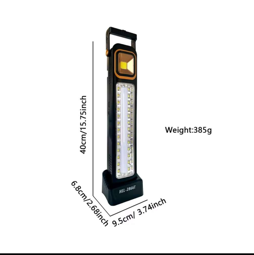 چراغ روشنایی خورشیدی شارژی کد 2866T-1 30W