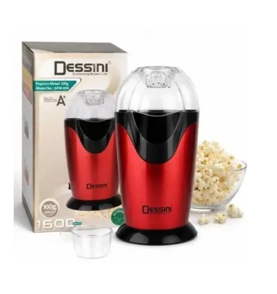 پاپ کورن ساز دسینی مدل GPM-830 بدون روغن 1600 wATT