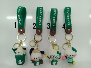 جاکلیدی سیلیکونی طرح STAR BUCKS