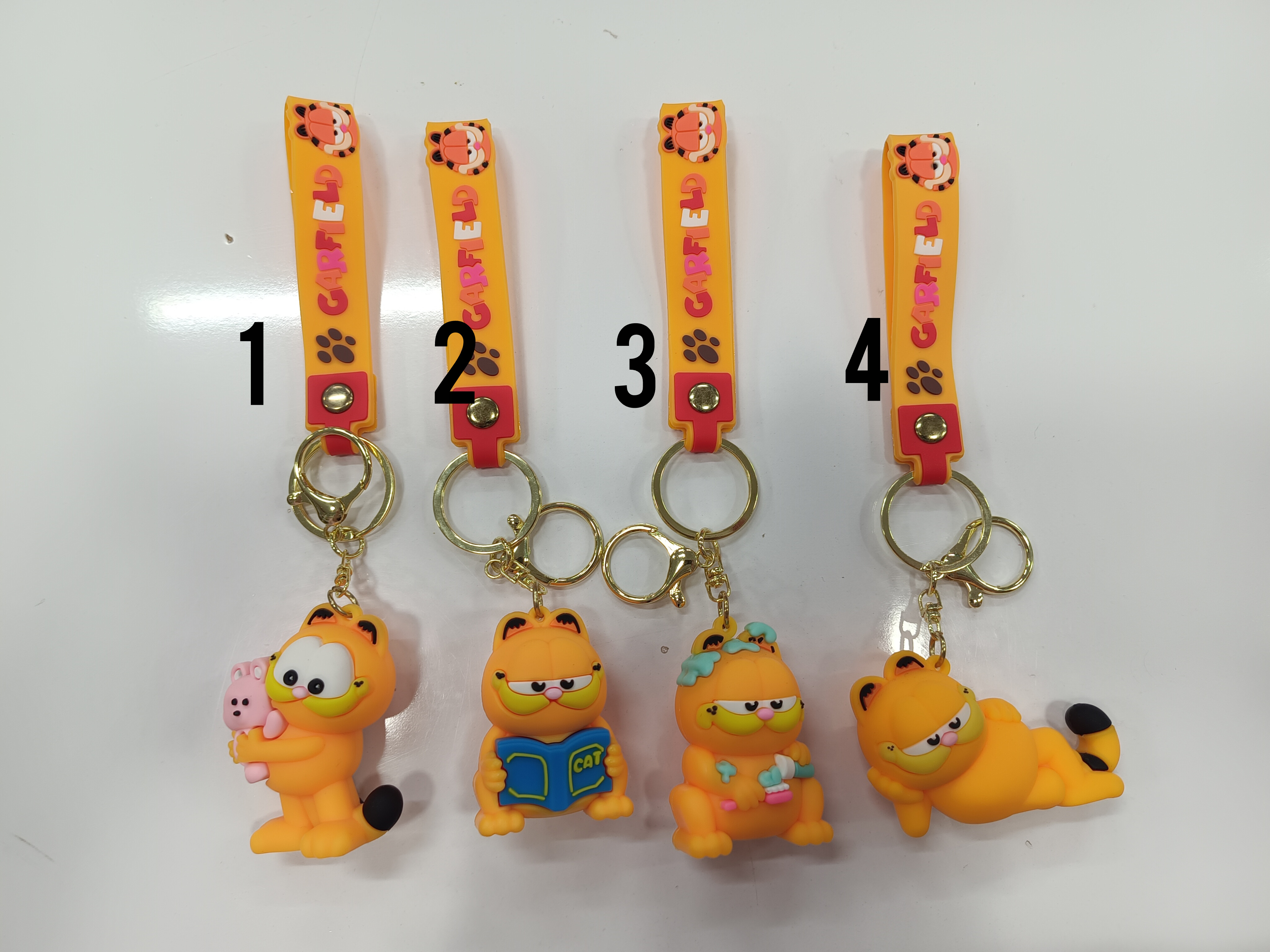 جاکلیدی سیلیکونی طرح GARFIELD