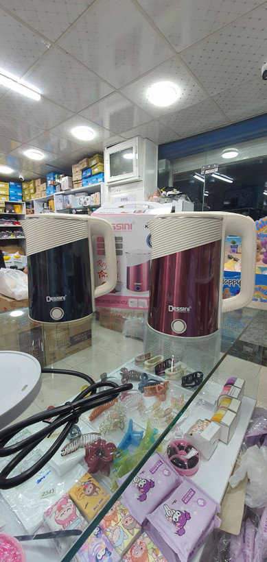 کتری برقی دسینی DESSINI بدنه فلز دوجداره داخل استیل